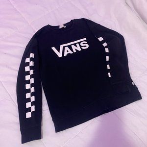 GIRLS VANS CREWNECK LIKE NEW SMALL